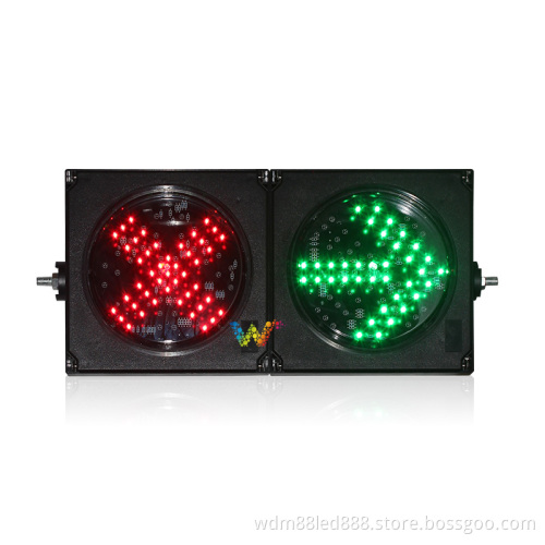 parking lots green arrow led traffic light 200mm